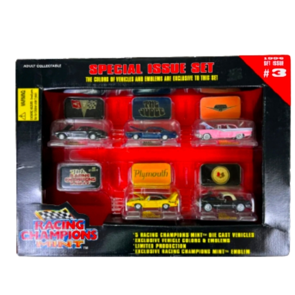 1996 Racing Champions Mint Special Issue Set #3 1:64 Scale Die Cast 5 Car Set